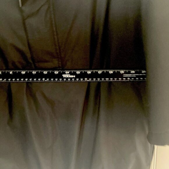 Dryjoys Footjoys Mens LG 1/2 Zip Snap Kangaroo Pocket Black Tan S/S Wind Shirt - Picture 16 of 16